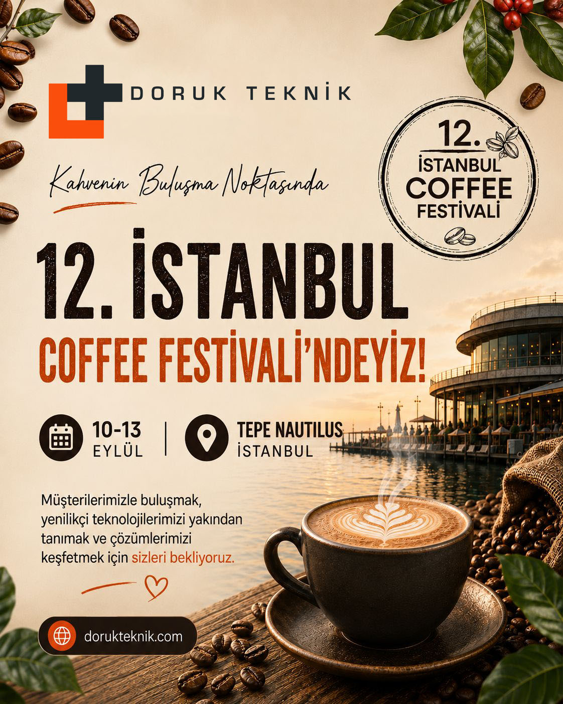 12. İstanbul Coffee Festivali'ndeyiz